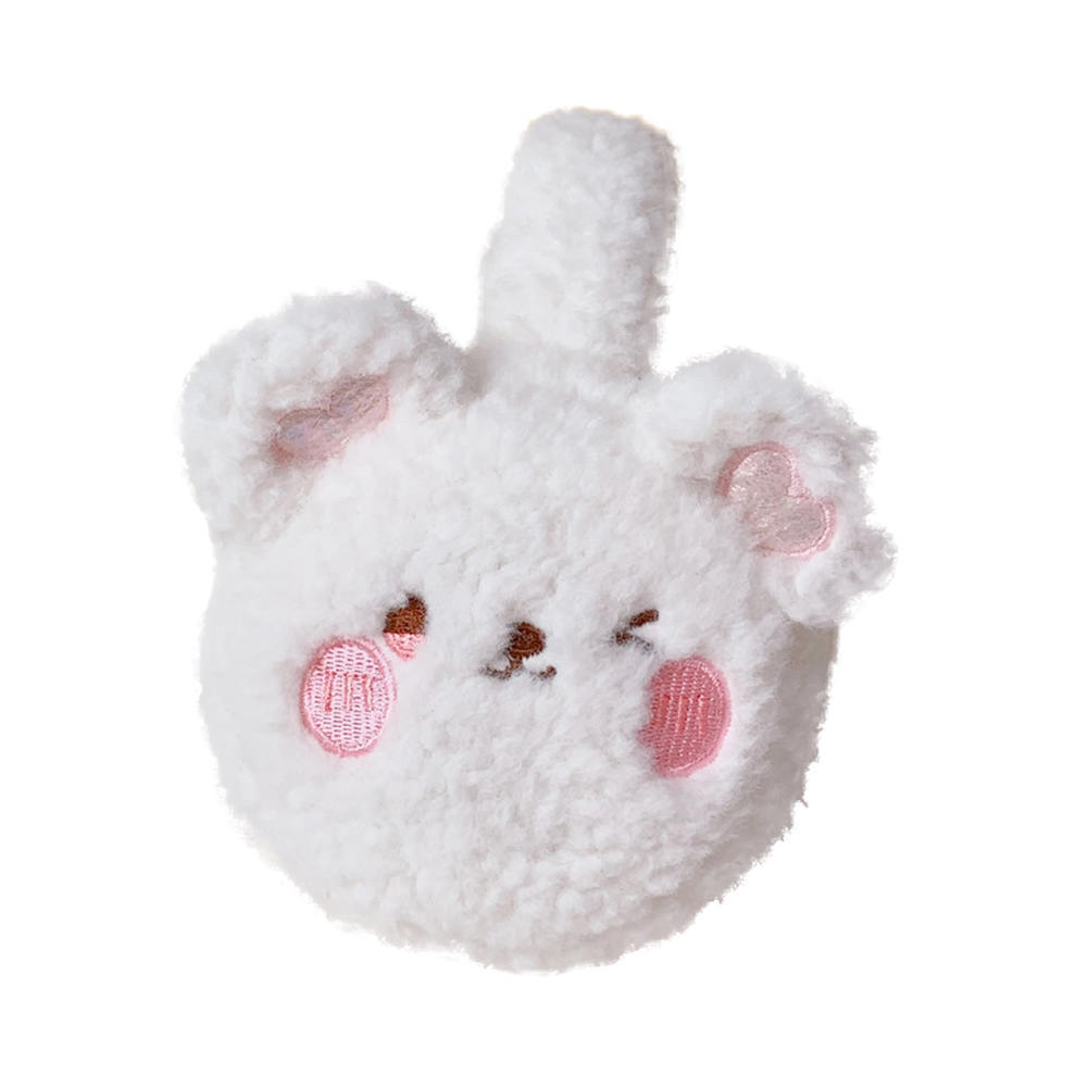 Lindas orejeras de lana polar con forma de animal para niños, calentador de orejas para niños